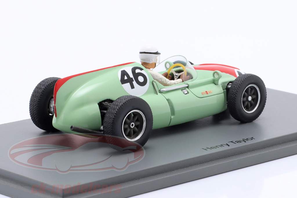 Henry Taylor Cooper T51 #46 4-й Французский GP формула 1 1960 1:43 Spark
