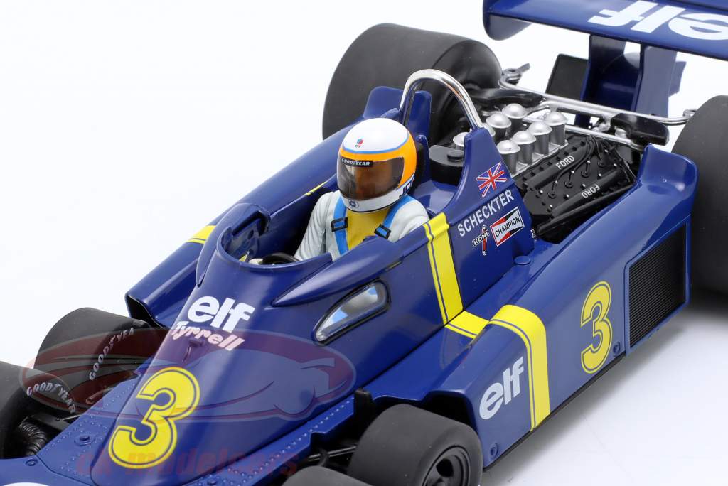 Jody Scheckter Tyrrell P34-2 #3 ganhador Suécia GP Fórmula 1 1976 1:18 MCG