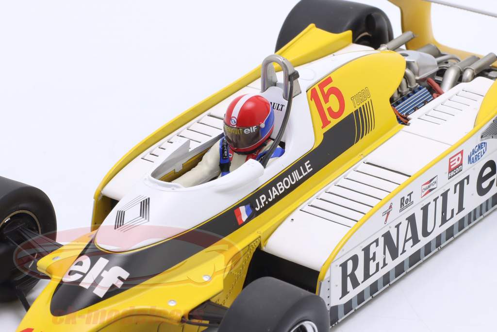 J.-P. Jabouille Renault RS10 #15 winner France GP formula 1 1979 1:18 MCG