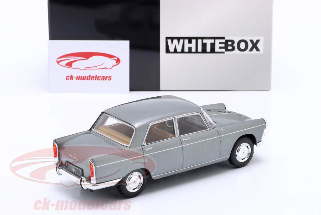 Peugeot 404 Baujahr 1960 grau metallic 1:24 WhiteBox