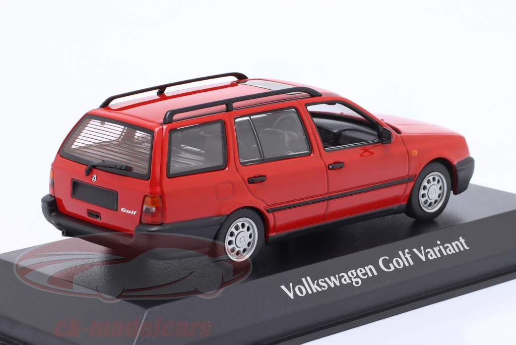 Volkswagen VW Golf III Variant Baujahr 1997 rot 1:43 Minichamps