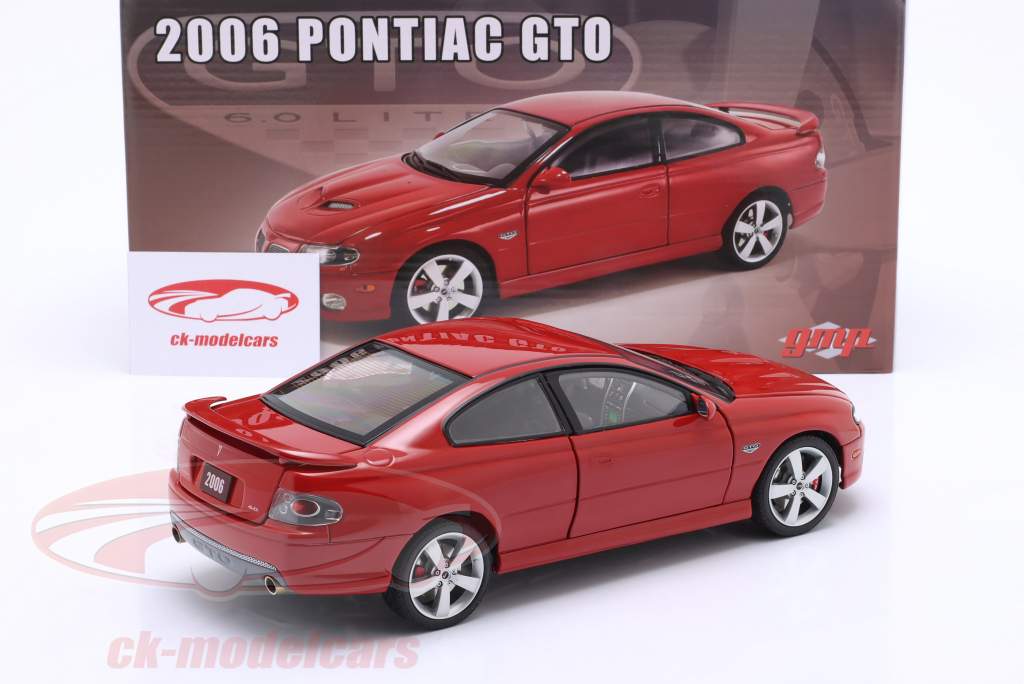Pontiac GTO Год постройки 2006 красный 1:18 GMP