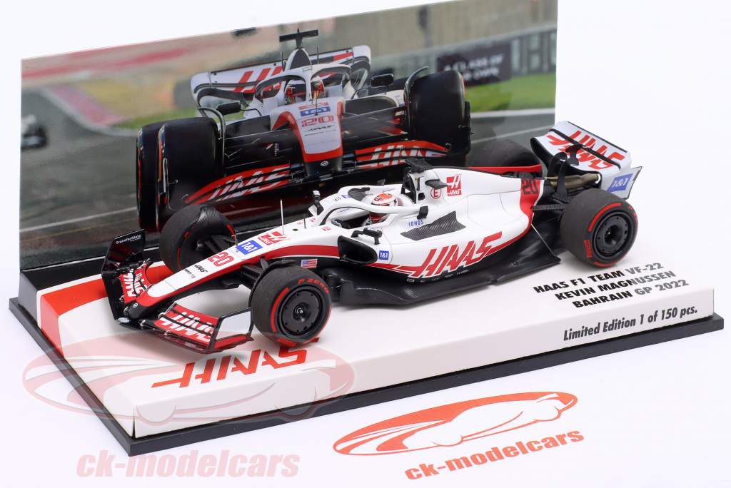 Kevin Magnussen Haas VF-22 #20 5to Baréin GP fórmula 1 2022 1:43 Minichamps