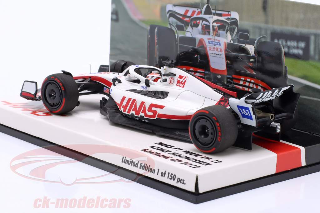 Kevin Magnussen Haas VF-22 #20 5th Bahrain GP formula 1 2022 1:43 Minichamps