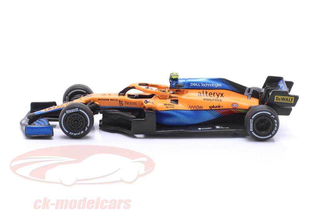 Lando Norris McLaren MCL35M #4 2e italien GP formule 1 2021 1:64 Tarmac Works