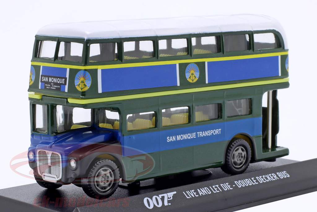 Leyland Autobus a due piani Film James Bond - Live and let Die (1973) 1:64 MotorMax