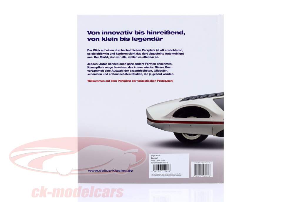 En bog: einmalig! Die skurrilsten Concept Cars der Autowelt (Tysk)