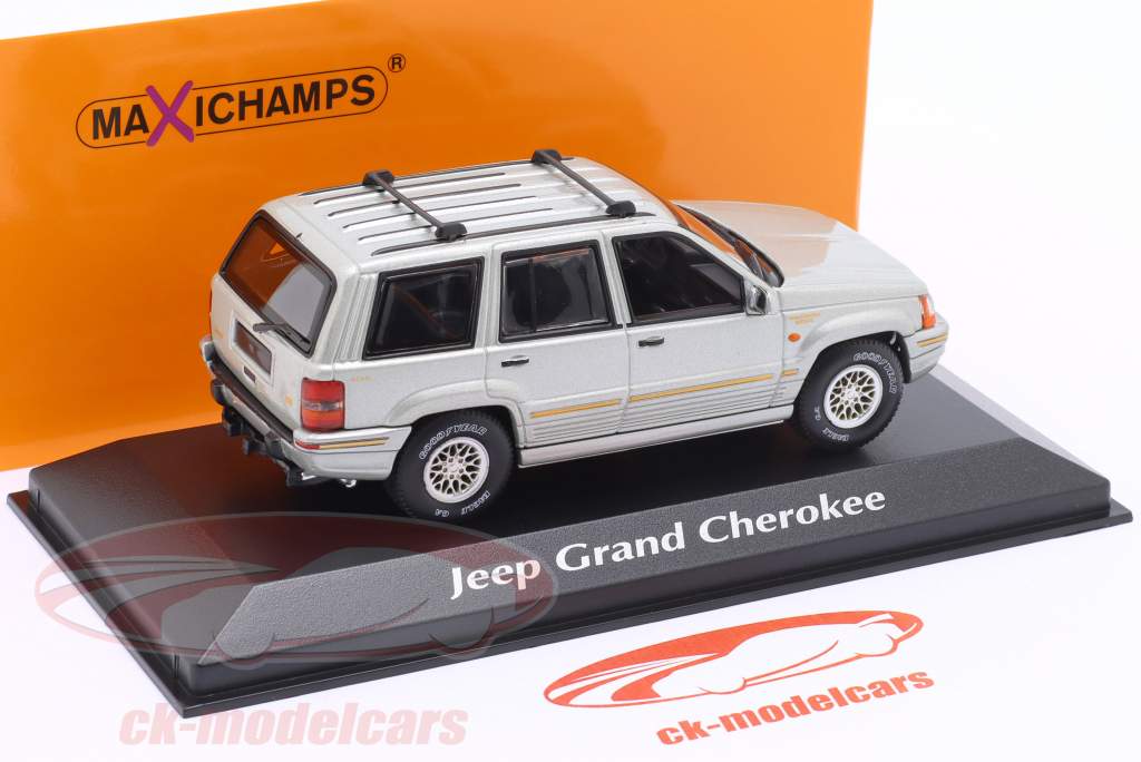 Jeep Grand Cherokee Anno di costruzione 1995 argento 1:43 Minichamps
