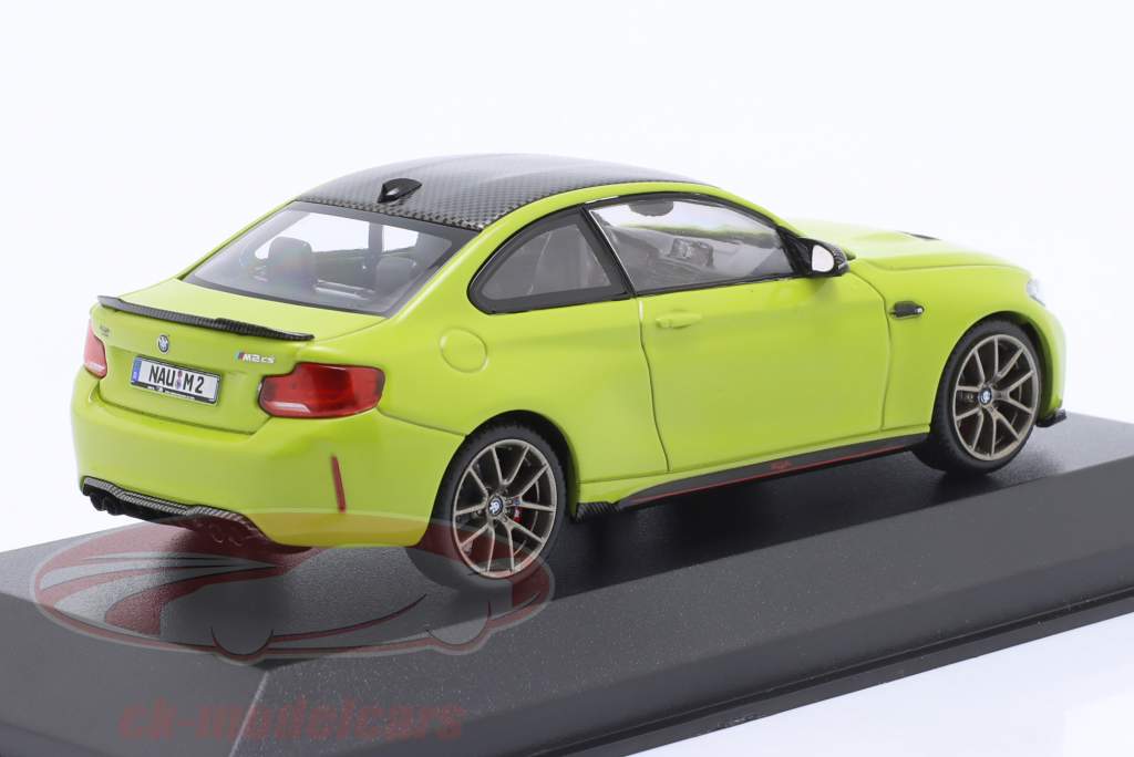 BMW M2 CS (F87) Год постройки 2020 светло-зеленый 1:43 Minichamps