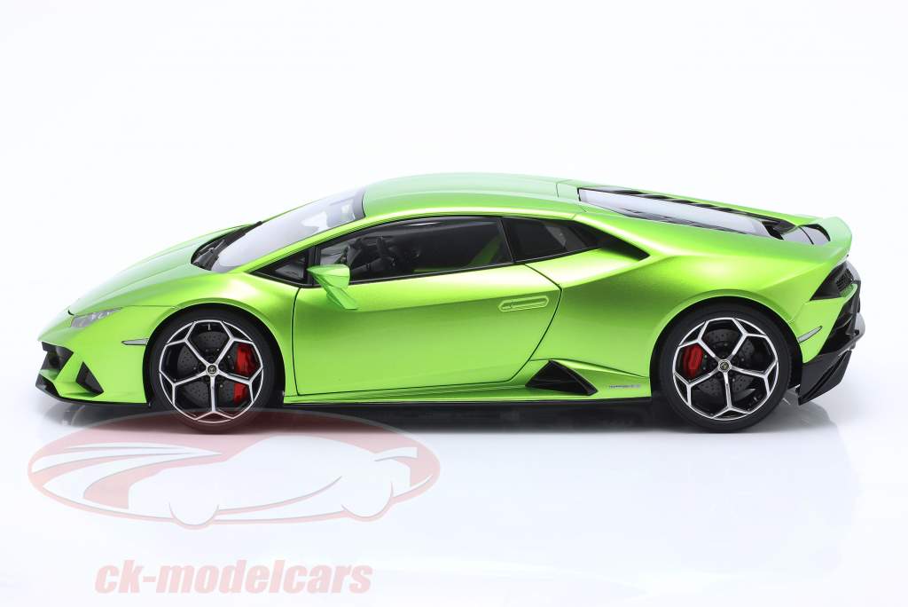 Lamborghini Huracan Evo ano de construção 2019 verde 1:18 AUTOart