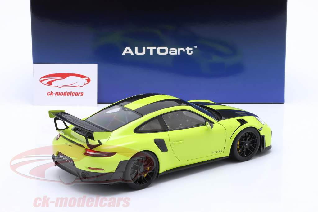 Porsche 911 (991 II) GT2 RS Forfait Weissach 2017 acid vert 1:18 AUTOart