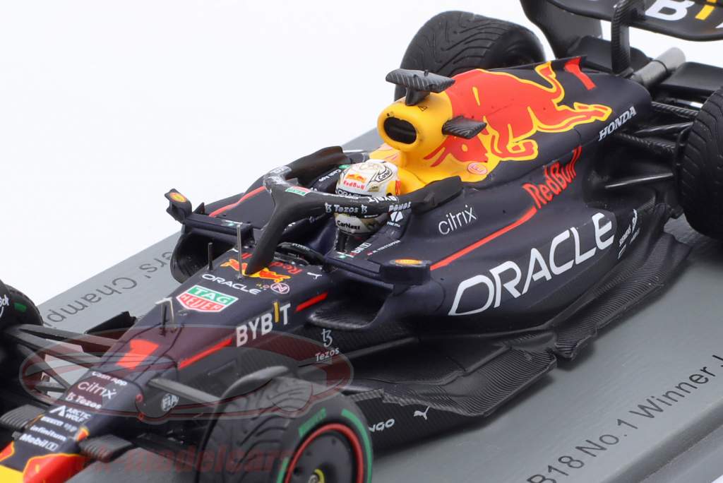 M Verstappen Red Bull RB18 #1 Sieger Japan GP formula 1 World Champion 2022 1:43 Spark