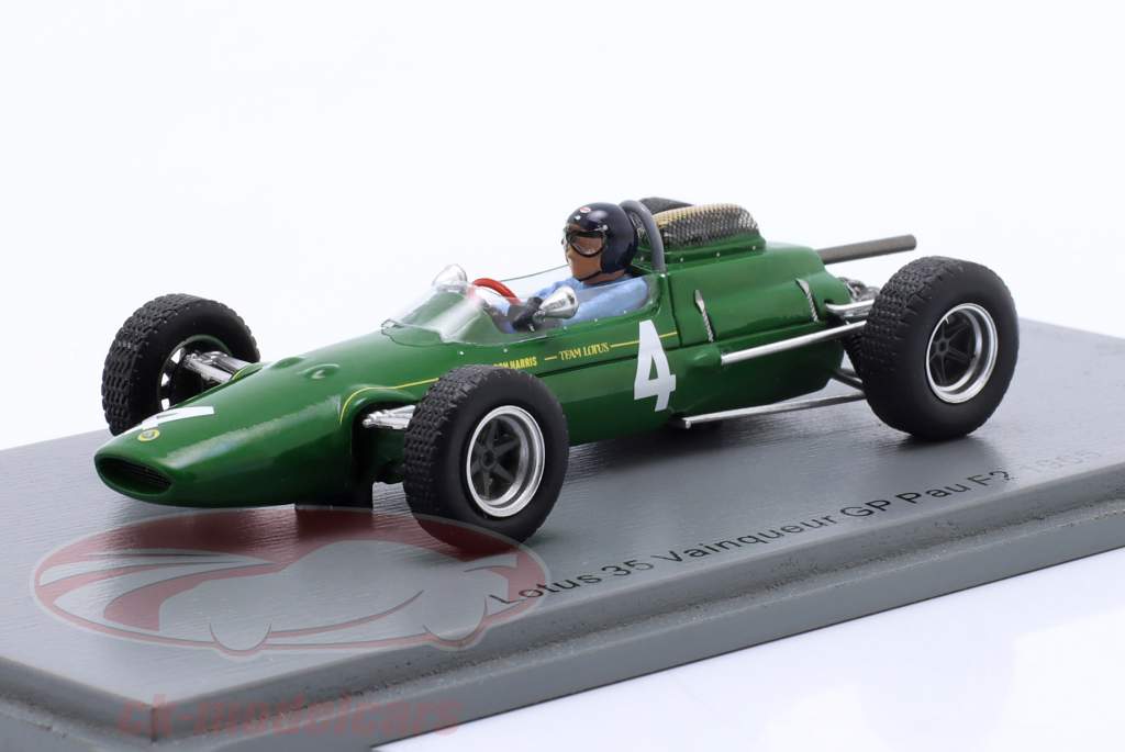 Jim Clark Lotus 35 #4 Sieger GP Pau Formel 2 1965 1:43 Spark