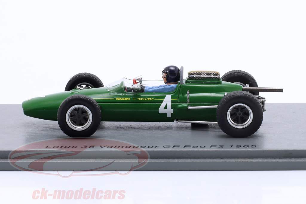Jim Clark Lotus 35 #4 ganador GP Pau fórmula 2 1965 1:43 Spark