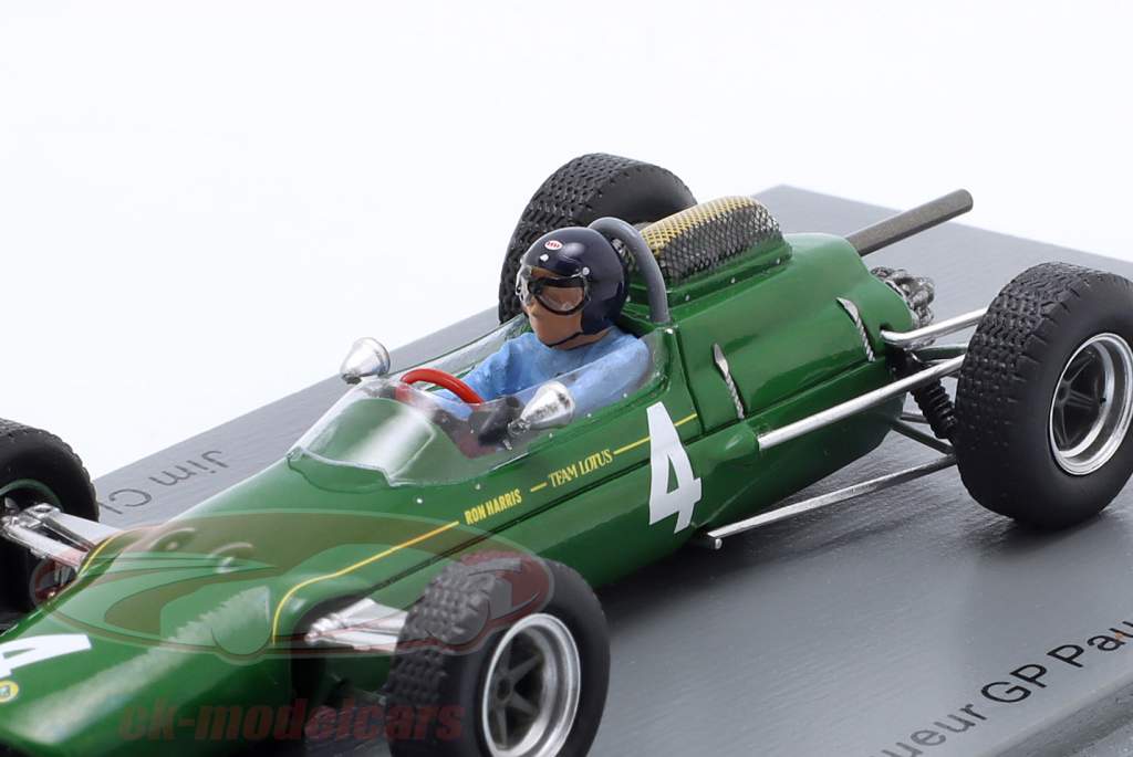 Jim Clark Lotus 35 #4 ganador GP Pau fórmula 2 1965 1:43 Spark