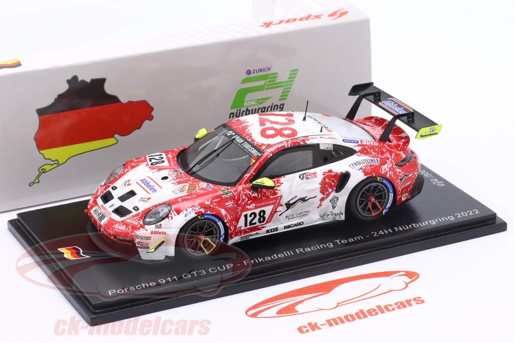 Porsche 911 GT3 Cup #128 24h Nürburgring 2022 Frikadelli Racing Team 1:43 Spark