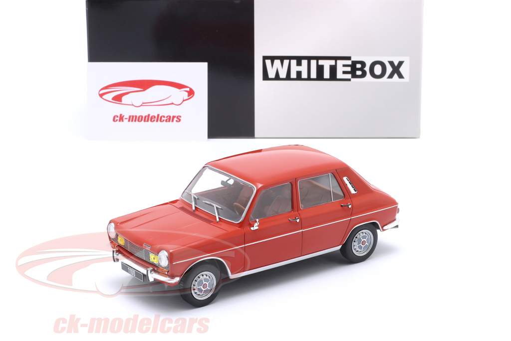 Simca 1100 year 1969 red 1:24 WhiteBox