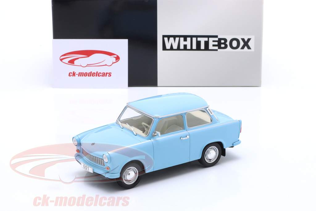 Trabant 601 Byggeår 1965 Lyseblå 1:24 WhiteBox