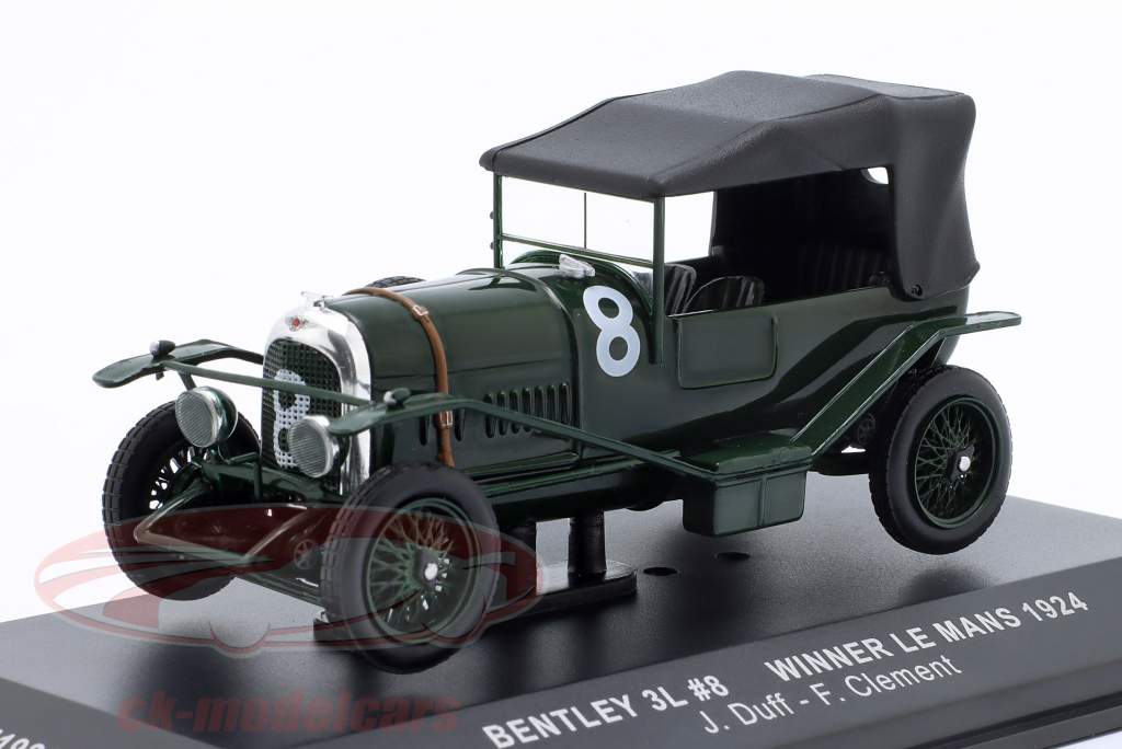 Bentley 3 Litre Sport #8 Sieger 24h LeMans 1924 Duff, Clement 1:43 Ixo