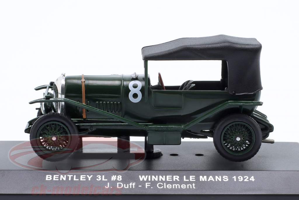 Bentley 3 Litre Sport #8 gagnant 24h LeMans 1924 Duff, Clement 1:43 Ixo