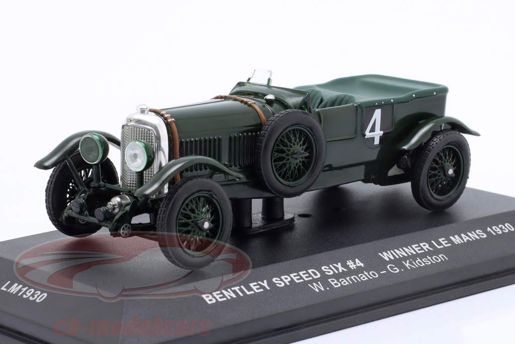 Bentley Speed Six #4 победитель 24h LeMans 1930 Barnato, Kidston 1:43 Ixo