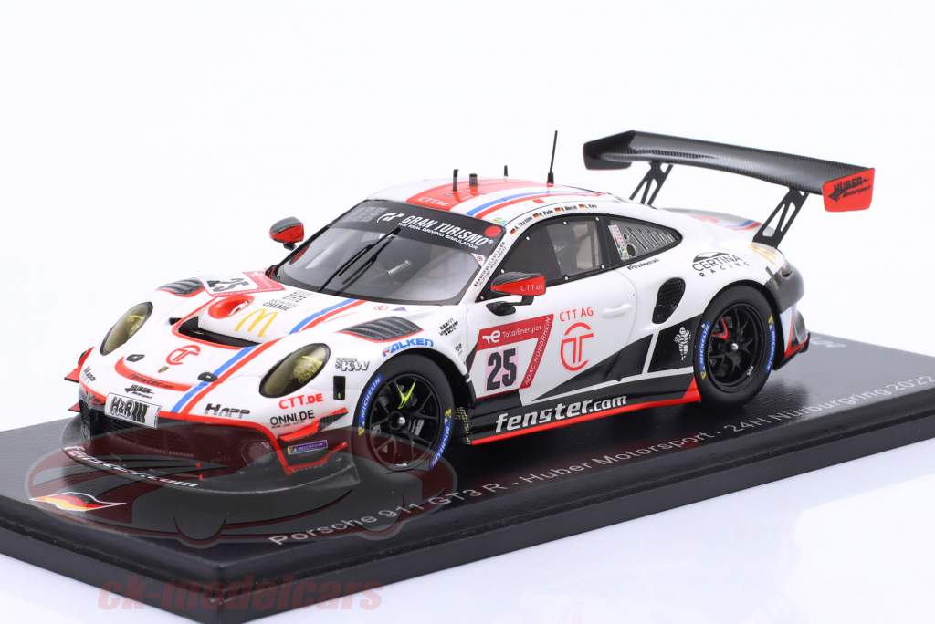 Porsche 911 GT3 R #25 11 24h Nürburgring 2022 Huber Motorsport 1:43 Spark