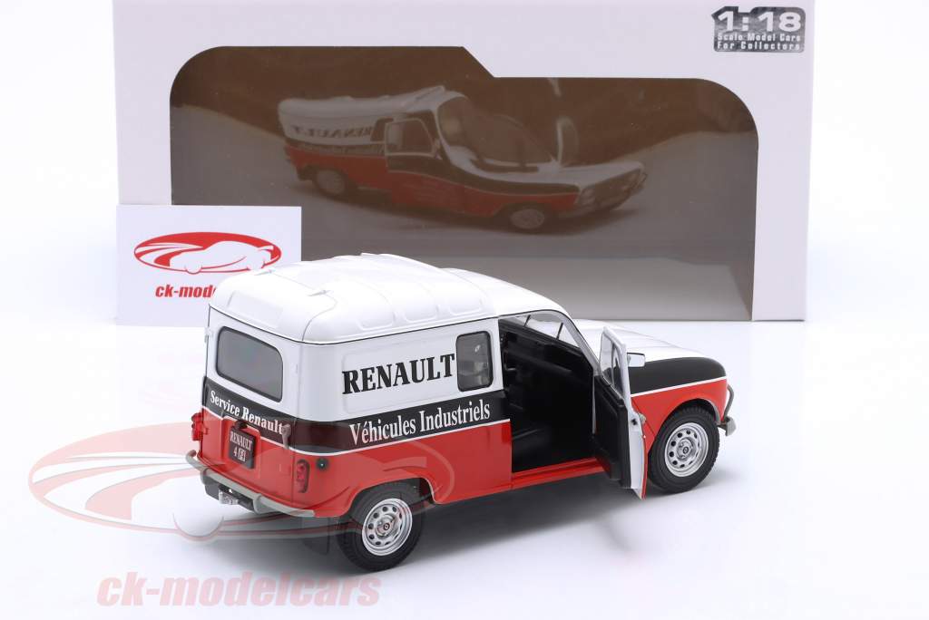 Renault R4F4 Renault Service year 1988 white / red / black 1:18 Solido