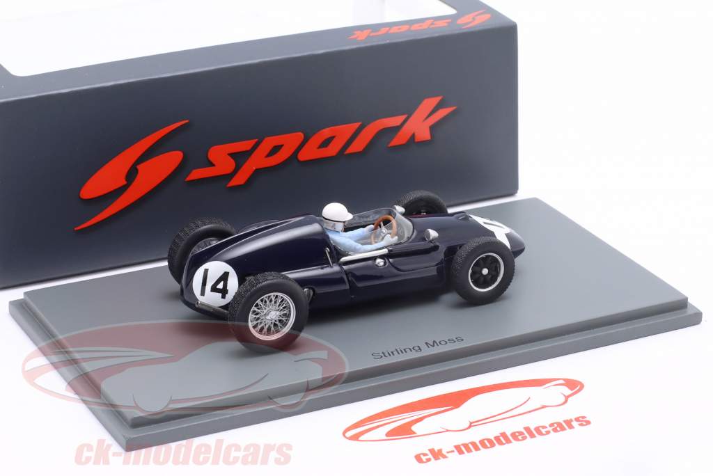 Stirling Moss Cooper T51 #14 优胜者 意大利语 GP 公式 1 1959 1:43 Spark