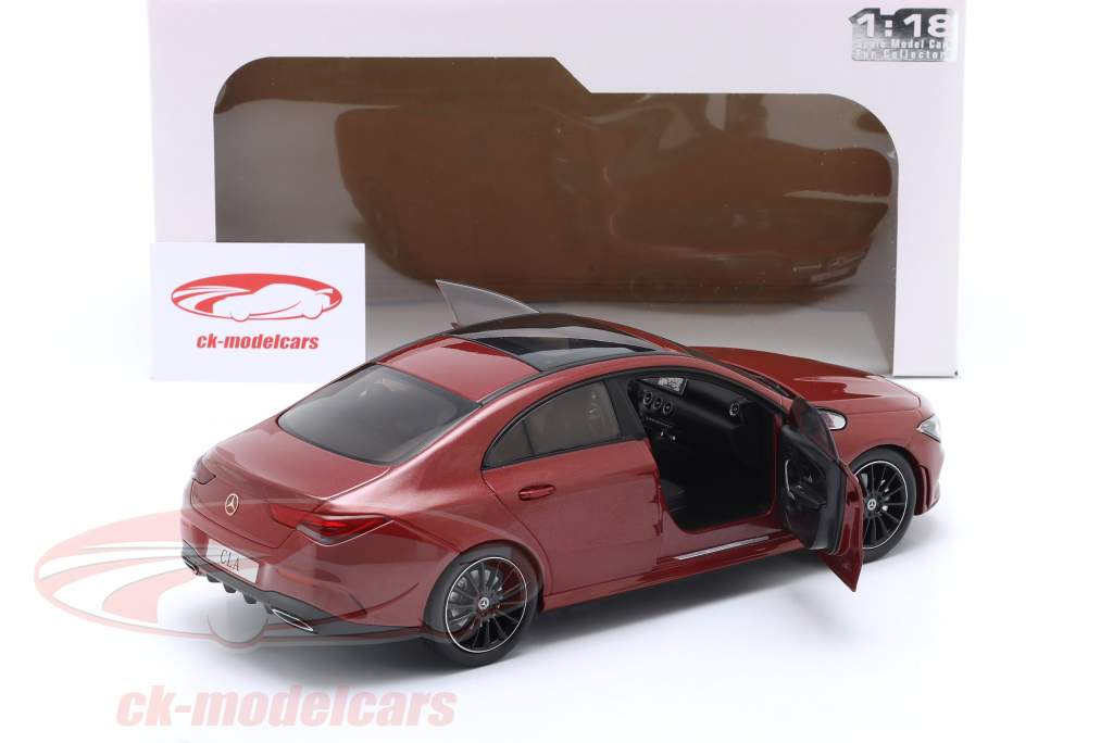 Mercedes-Benz AMG CLA Coupe (C118) year 2019 patagonia red 1:18 Solido