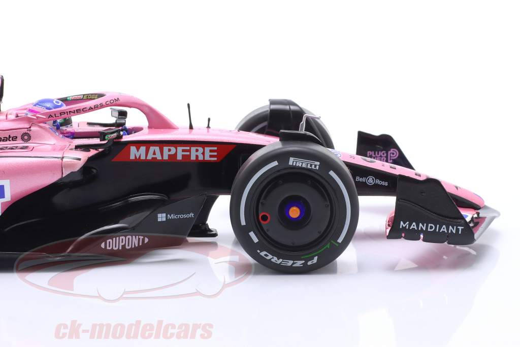 Miniature ALPINE A522 #14 Grand Prix de Bahrein 2022 F. ALONSO SOLIDO SOL1808801