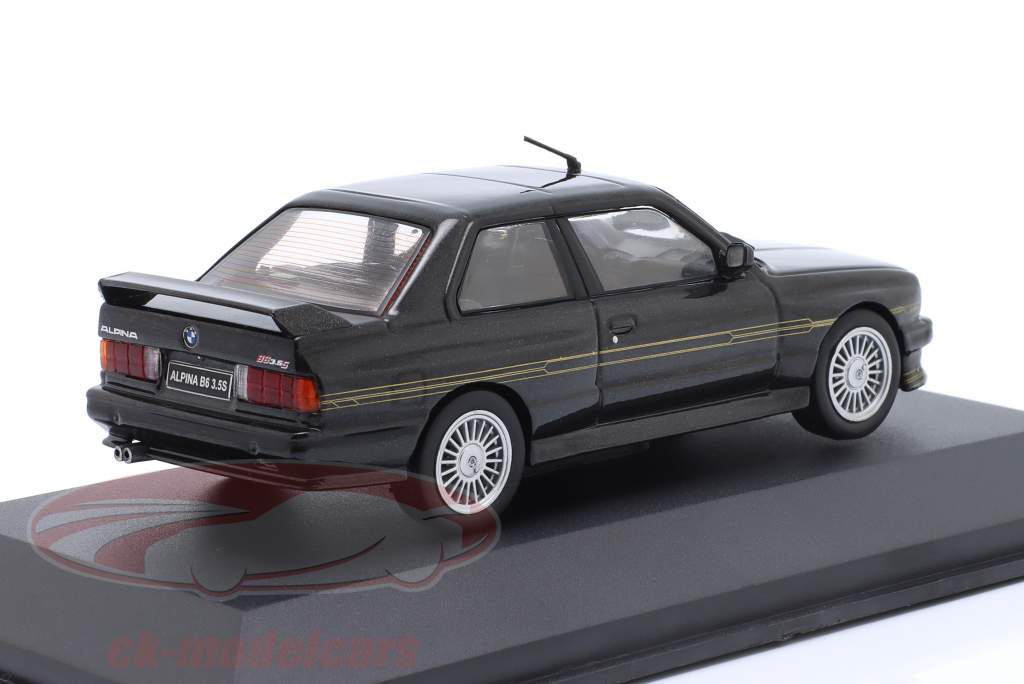 BMW Alpina B6 3.5S (E30) Baujahr 1989 diamantschwarz 1:43 Solido