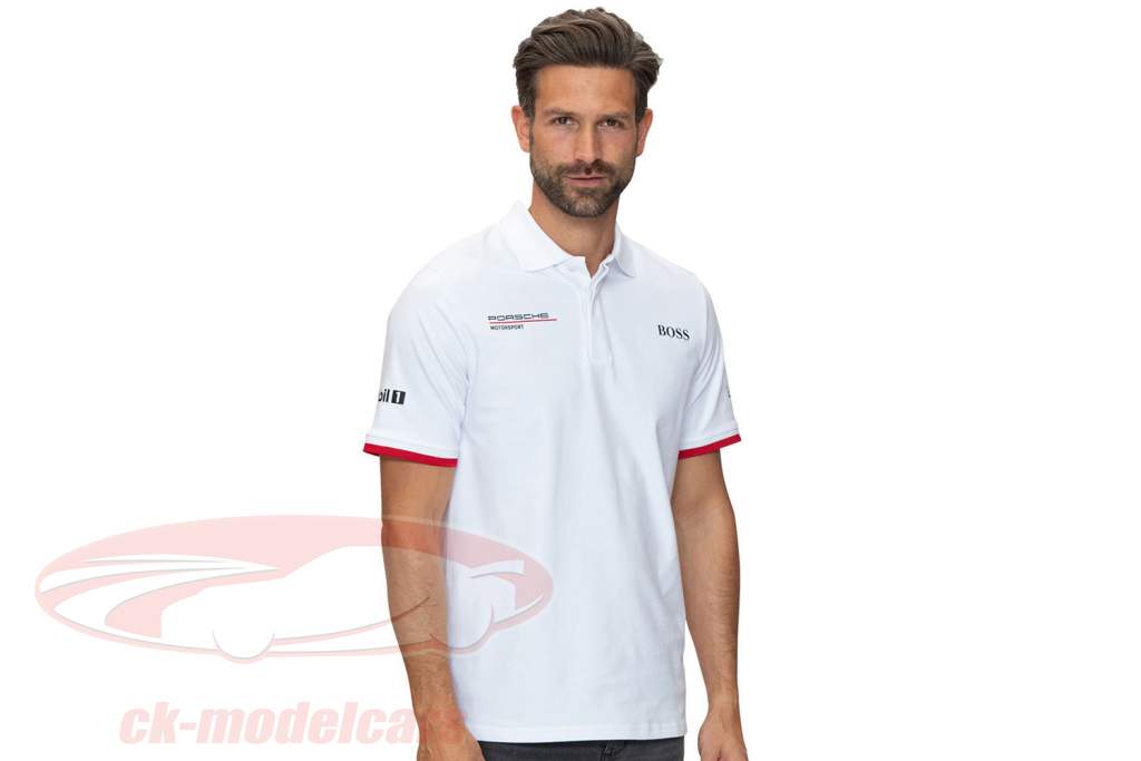 Team chemise polo Porsche Motorsport Collection blanc