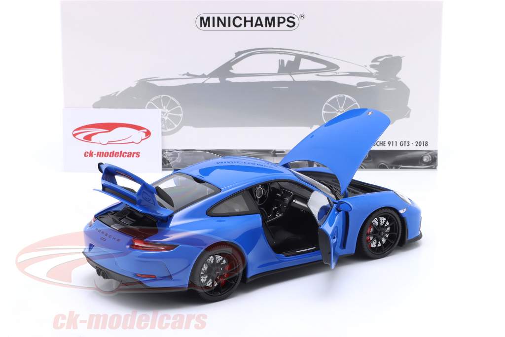 Porsche 911 (991 II) GT3 建设年份 2018 蓝色的 1:18 Minichamps