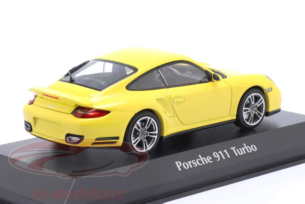 Porsche 911 (997) Turbo 建设年份 2009 黄色的 1:43 Minichamps