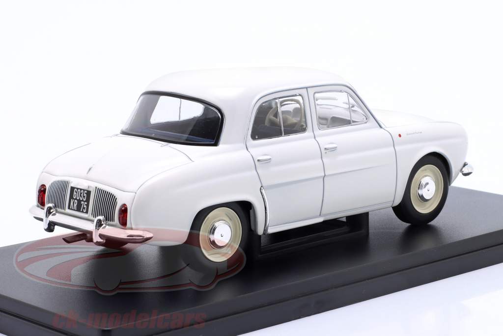 Renault Dauphine Byggeår 1961 hvid 1:24 Ixo