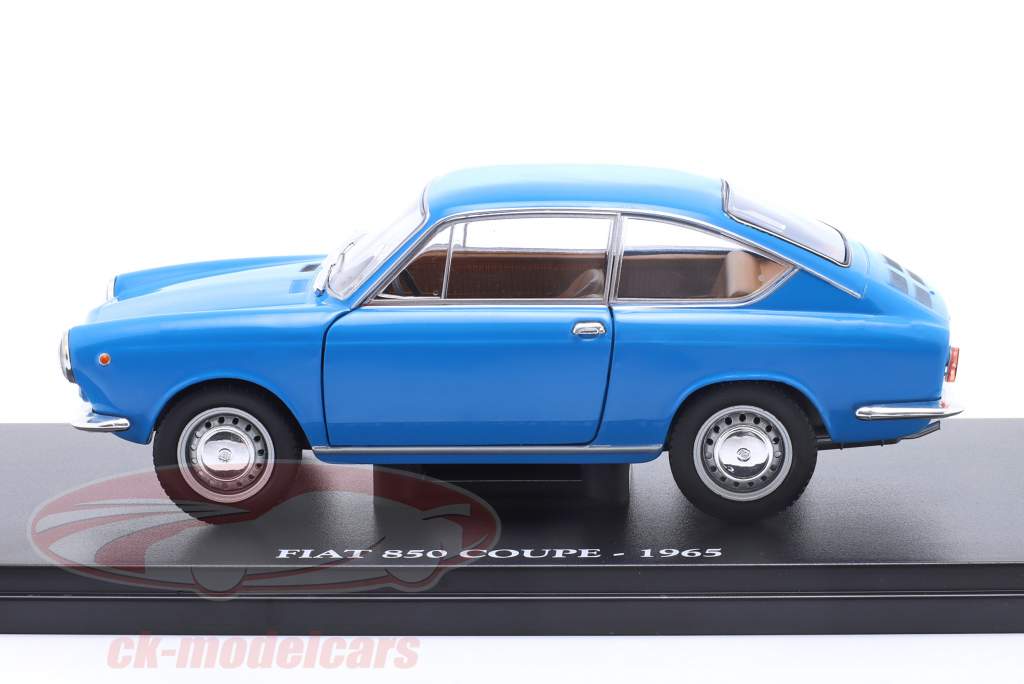 Fiat 850 Coupe year 1965 blue 1:24 Ixo
