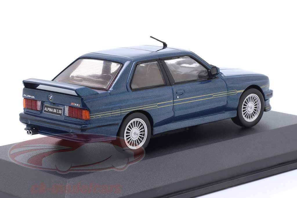 BMW Alpina B6 3.5S (E30) Baujahr 1989 alpina blau 1:43 Solido