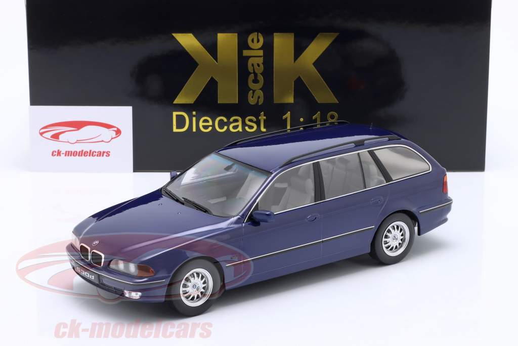 BMW 530d (E39) Touring 建设年份 1997 蓝色的 金属的 1:18 KK-Scale