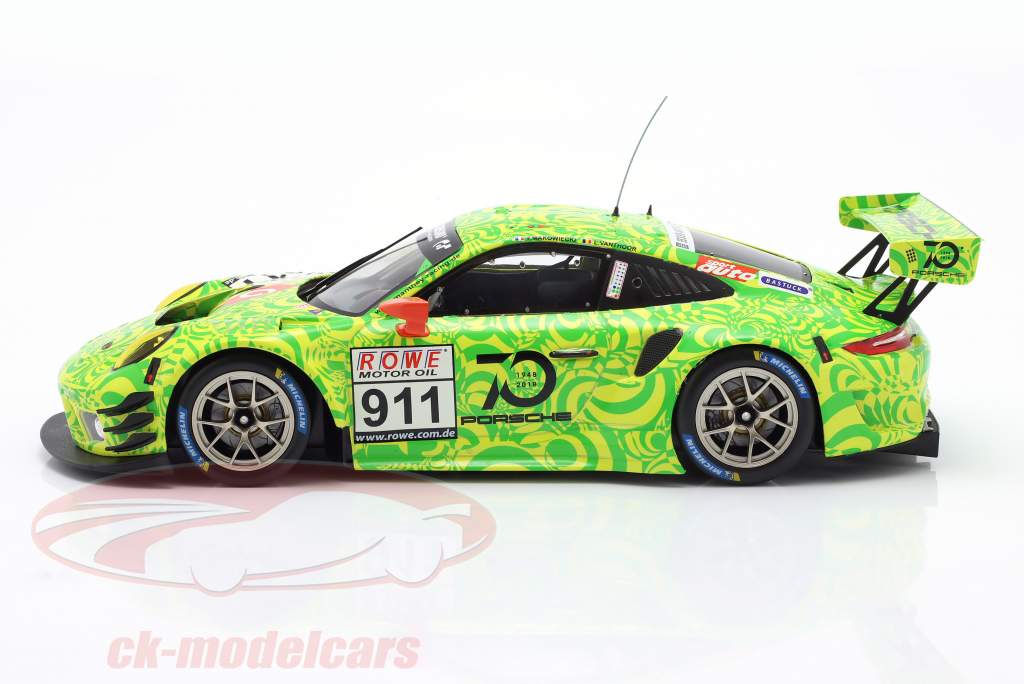 Porsche 911 GT3 R #911 VLN 6 Nürburgring 2018 Manthey Racing 1:18 Ixo