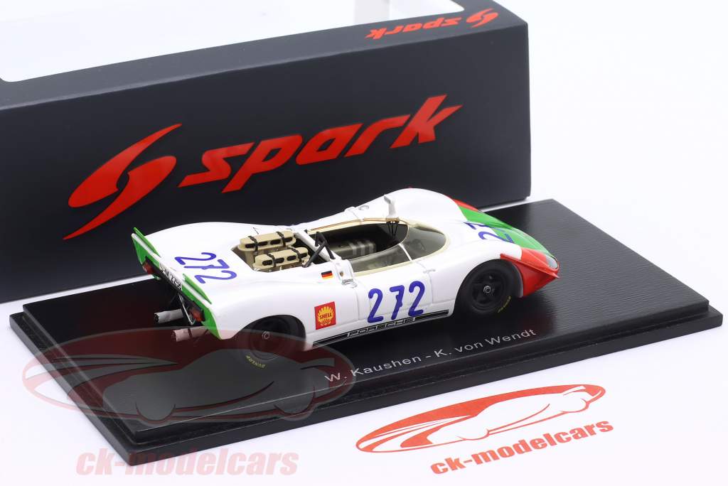 Porsche 908/02 #272 4° Targa Florio 1969 Kauhsen, von Wendt 1:43 Spark