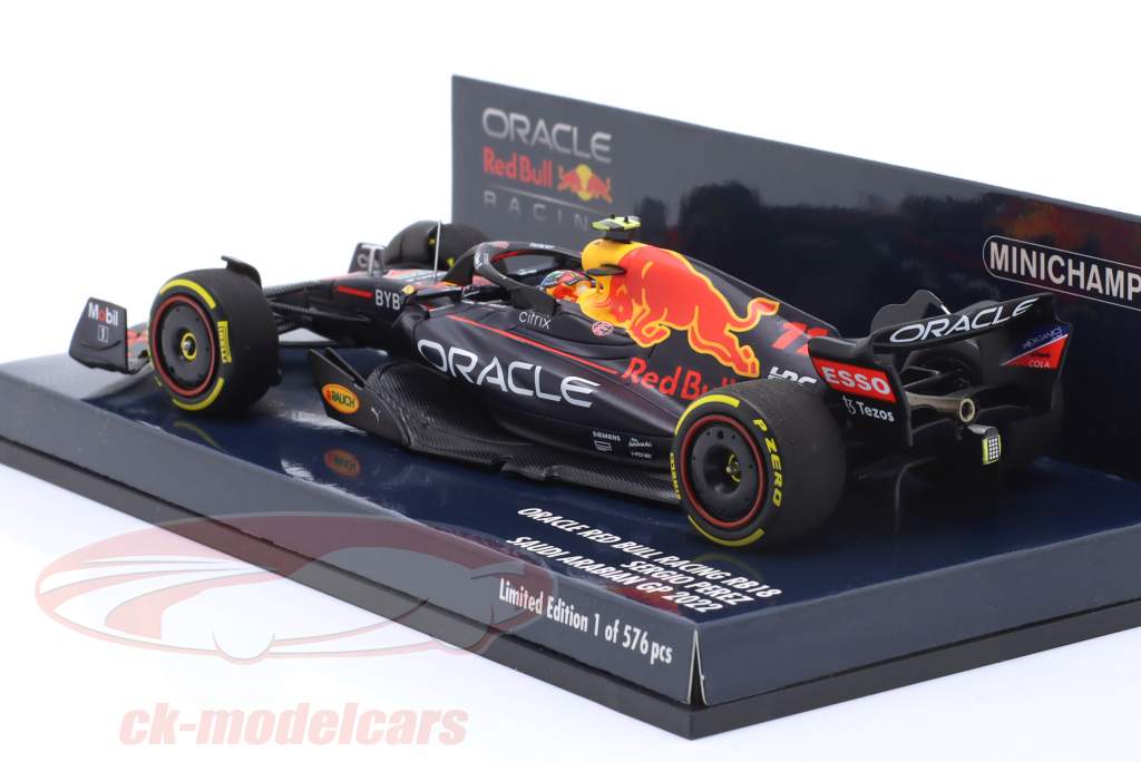 Sergio Perez Red Bull RB18 #11 4ème saoudien Saoudite GP formule 1 2022 1:43 Minichamps