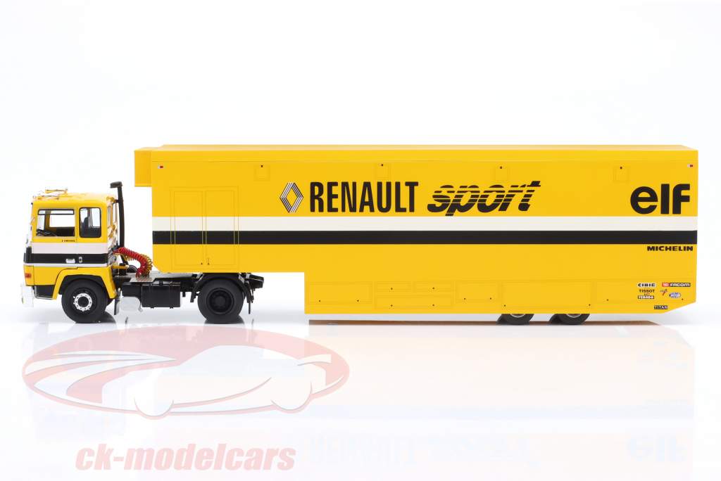 Berliet TR350 Race Car Transporter formula 1 Renault Sport 1:43 Ixo