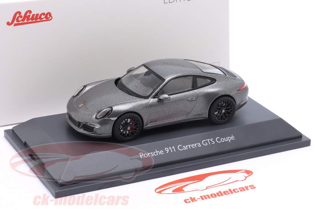 Porsche 911 (991) Carrera GTS Coupe Gris metálico 1:43 Schuco