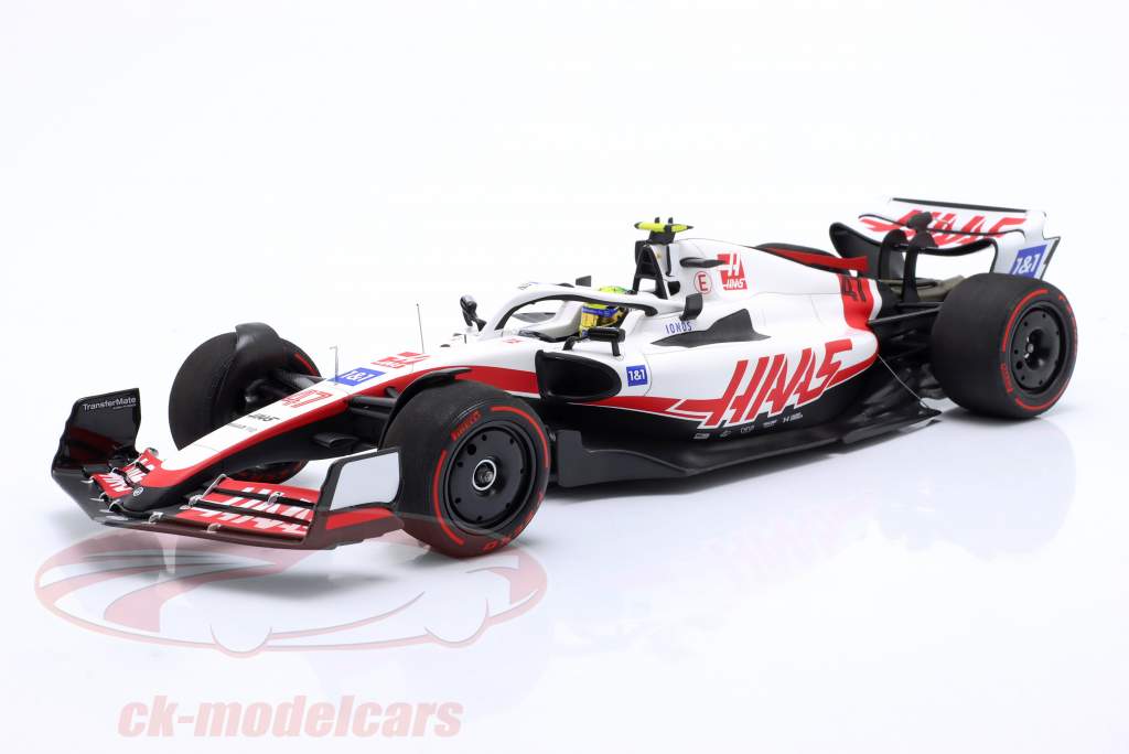 Mick Schumacher Haas VF-22 #47 11th Bahrain GP Formel 1 2022 1:18 Minichamps