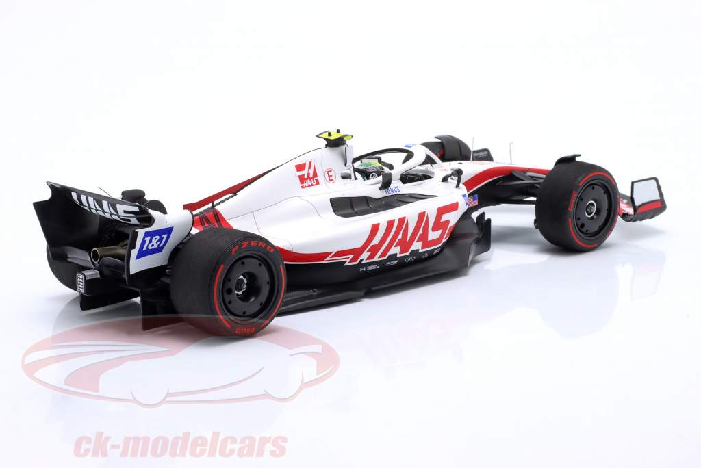 Mick Schumacher Haas VF-22 #47 11th Bahrain GP Formel 1 2022 1:18 Minichamps