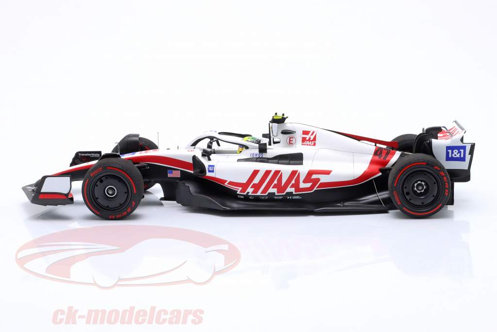 Mick Schumacher Haas VF-22 #47 11th Bahrain GP formula 1 2022 1:18 Minichamps