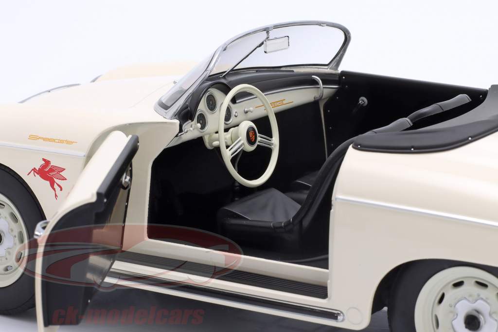 Porsche 356 A Speedster James Dean #33 Anno di costruzione 1955 bianco 1:12 KK-Scale