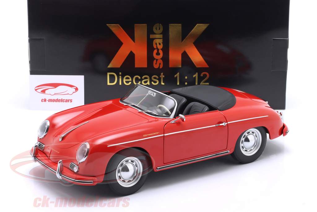Porsche 356 A Speedster Baujahr 1955 rot 1:12 KK-Scale