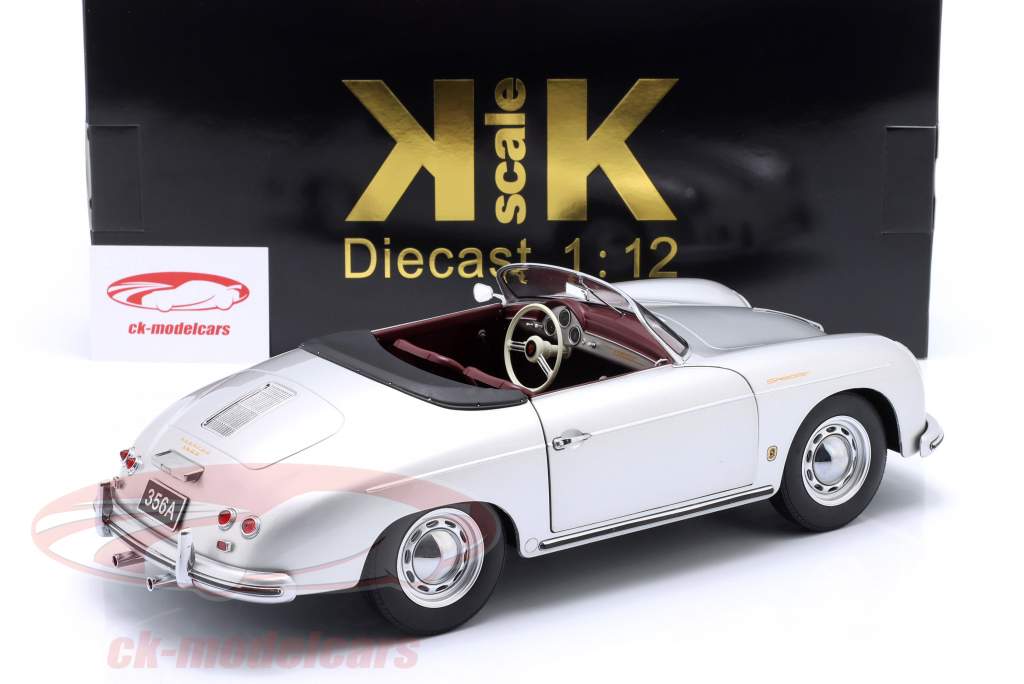 Porsche 356 A Speedster Anno di costruzione 1955 argento 1:12 KK-Scale