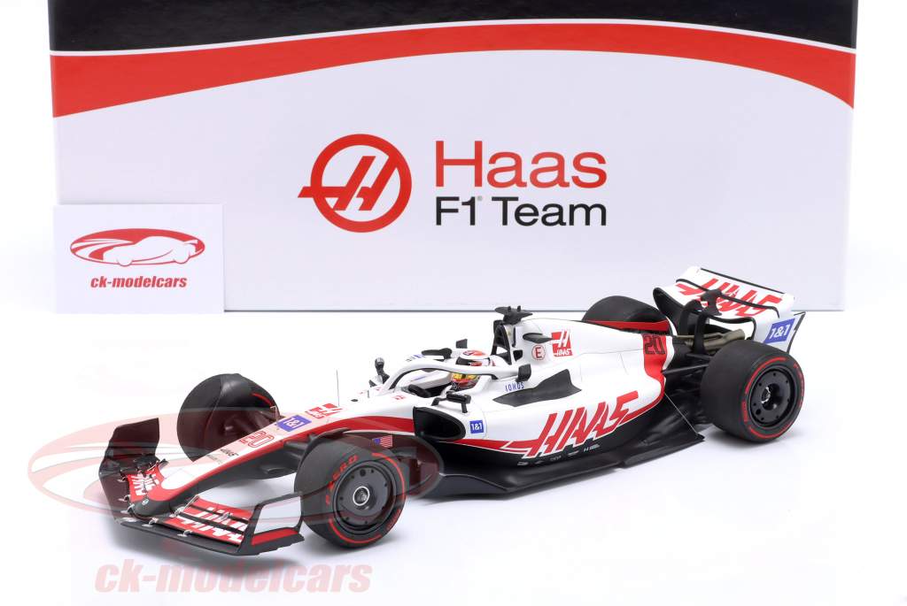 Kevin Magnussen Haas VF-22 #20 5 Bahrain GP formel 1 2022 1:18 Minichamps